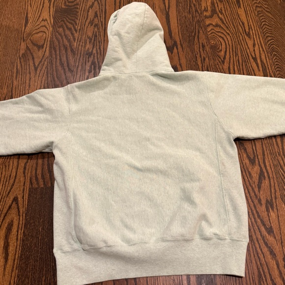 Vintage Champion Washed Mint Hoodie Sweatshirt - Picture 7 of 7